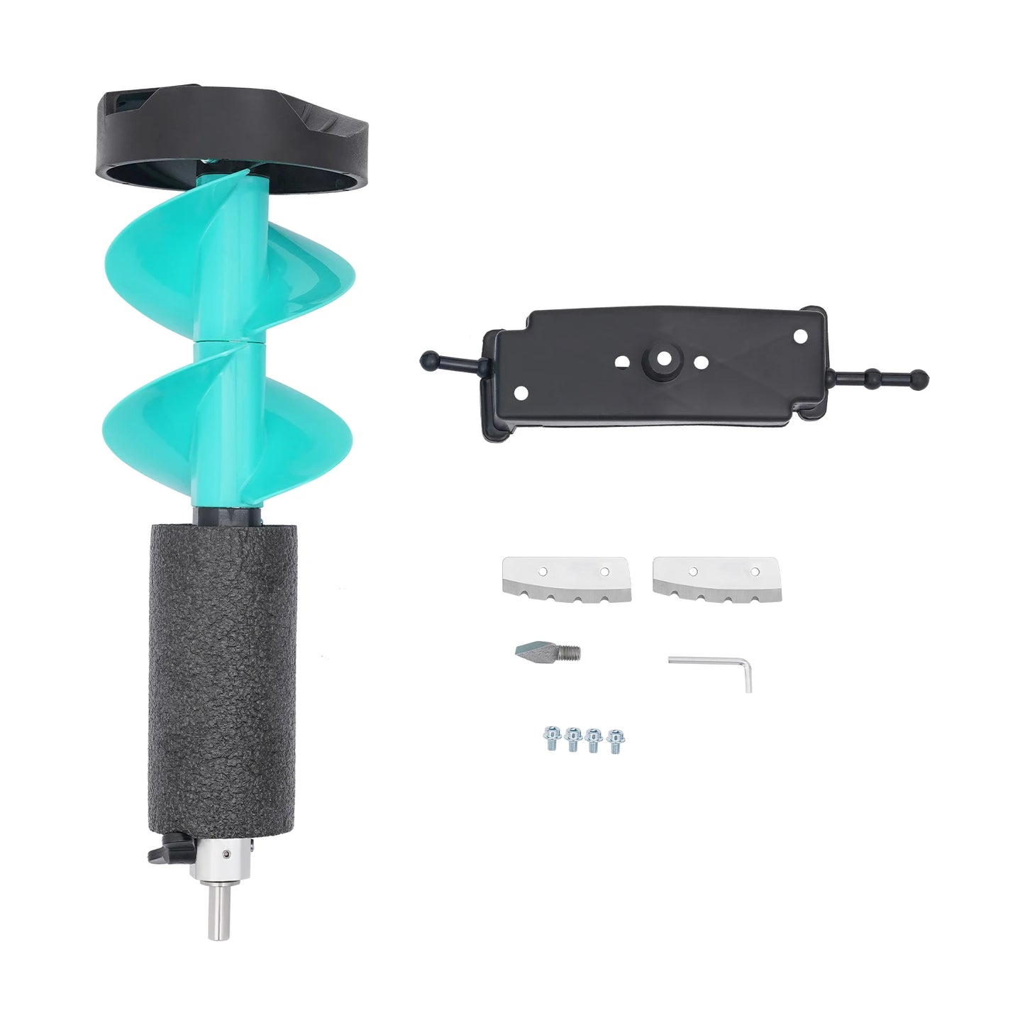 Floating Ice Drill Auger With Stainless Steel Blades And Protective Cover