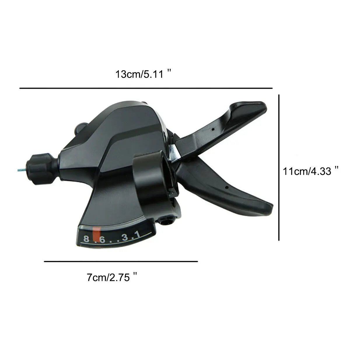 MTB Brake Levers Shifter Set For Shimano Three Eighths Cables