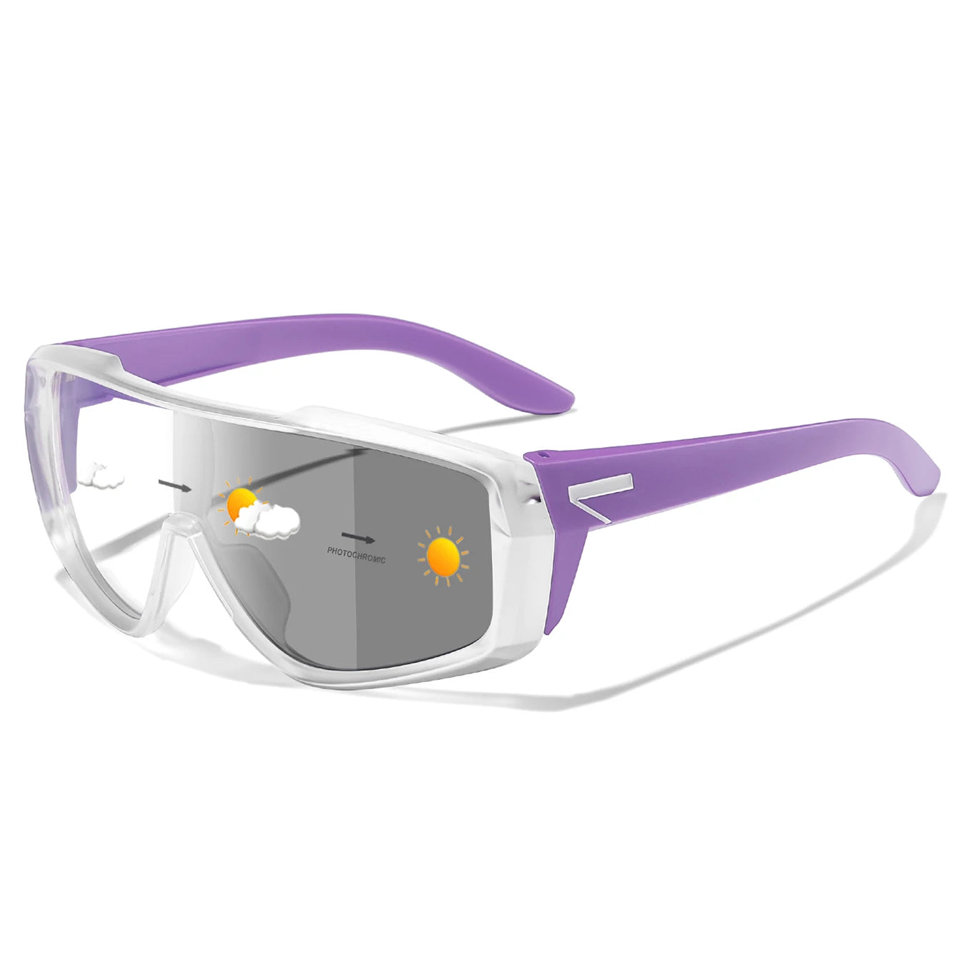 Photochromic Cycling Sunglasses Unisex For MTB Running And Fishing