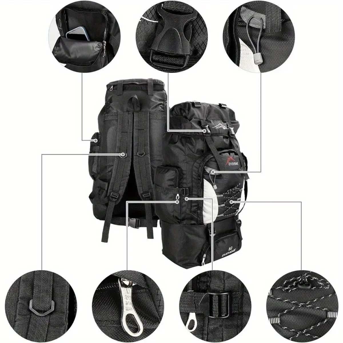 Outdoor Ultralight Backpack for Hiking and Travel Gear