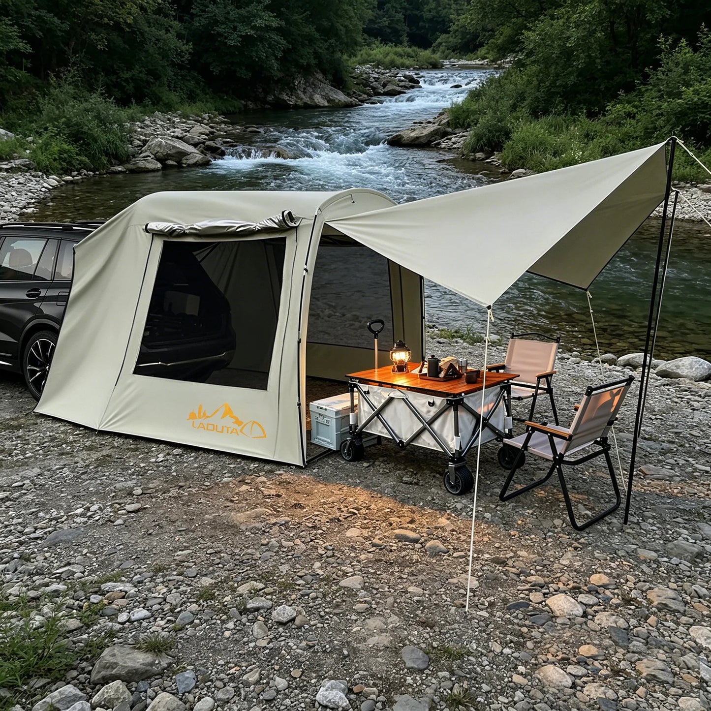 Bymaocar Car Awning Tent For Outdoor Camping And Relaxed Getaways