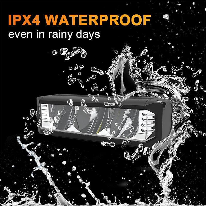 Front Bicycle Light USB Rechargeable With 4 Modes Waterproof