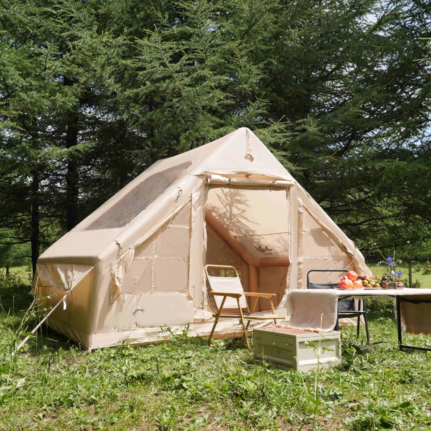 Pakicetus Inflatable Family Tent With Skylight And Quick Setup