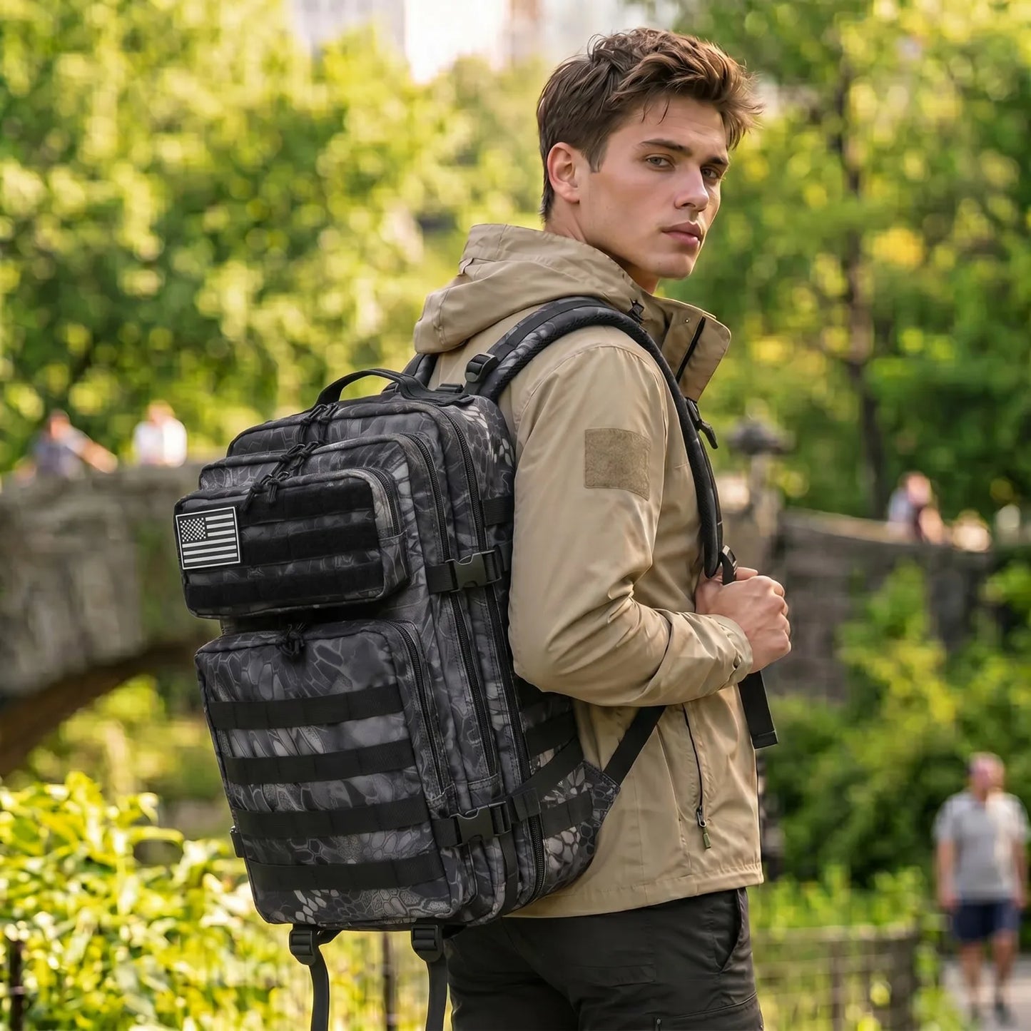 ReFire Gear Tactical Backpack Molle Large Capacity Travel Daypack