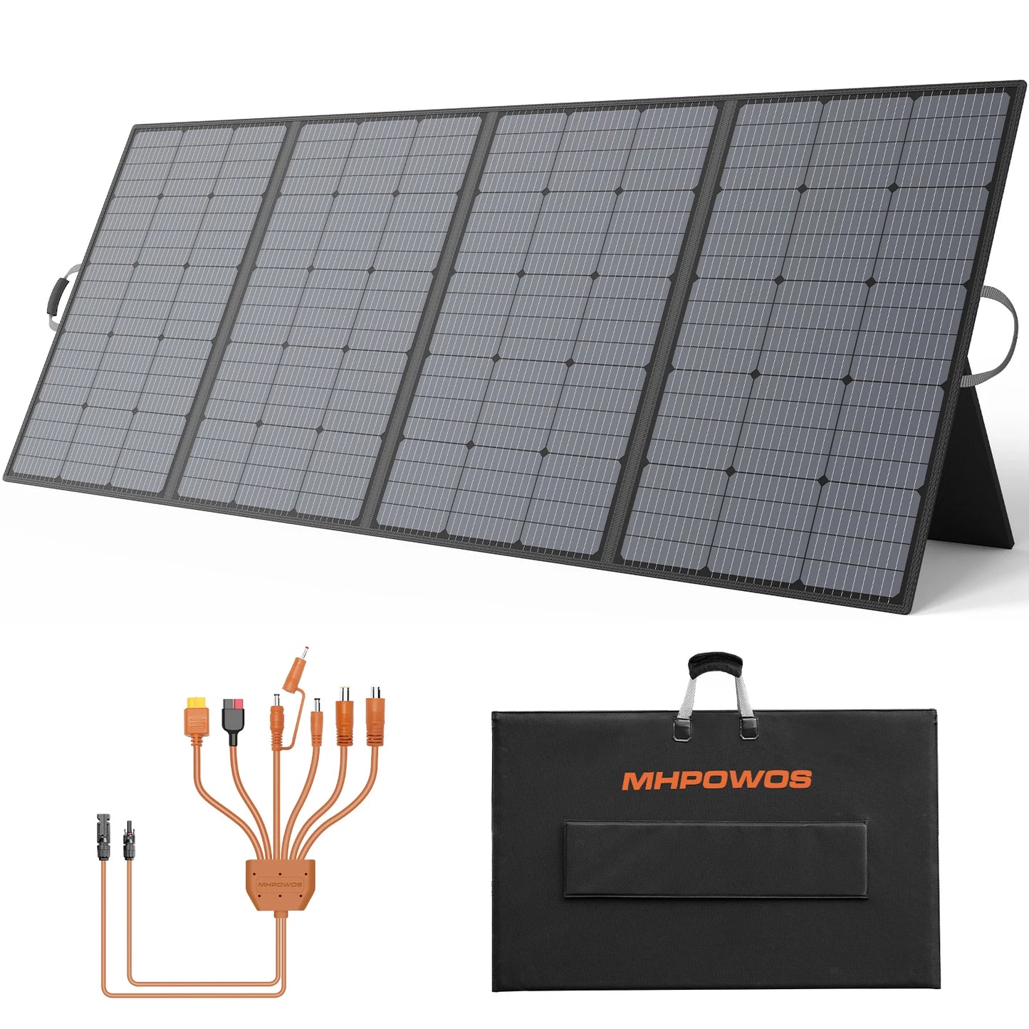 MHPOWOS 400W Portable Foldable Solar Charger for Off Grid Use