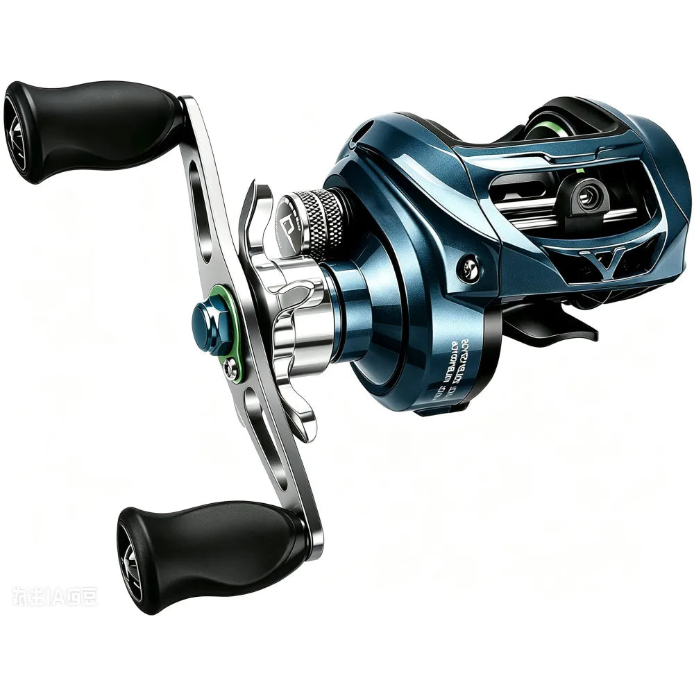 Ultra Light Baitcasting Reel Compact Low Profile Magnetic Brake For Bass
