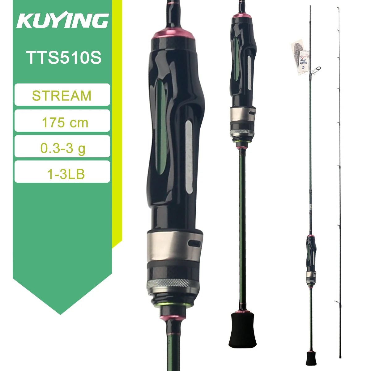 KUYING TETON Spinning Casting Rod For Fishing Lure BFS Pole