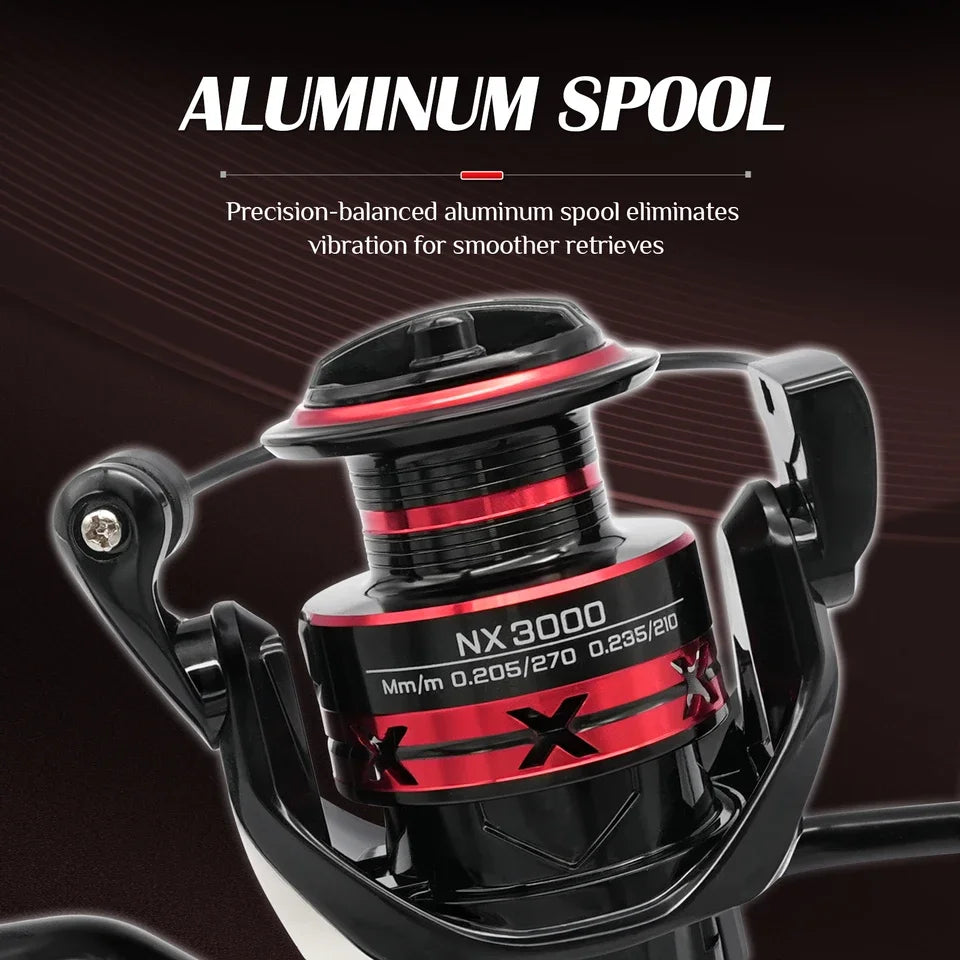 Spinning Fishing Reel For Saltwater Freshwater Interchangeable Left Right