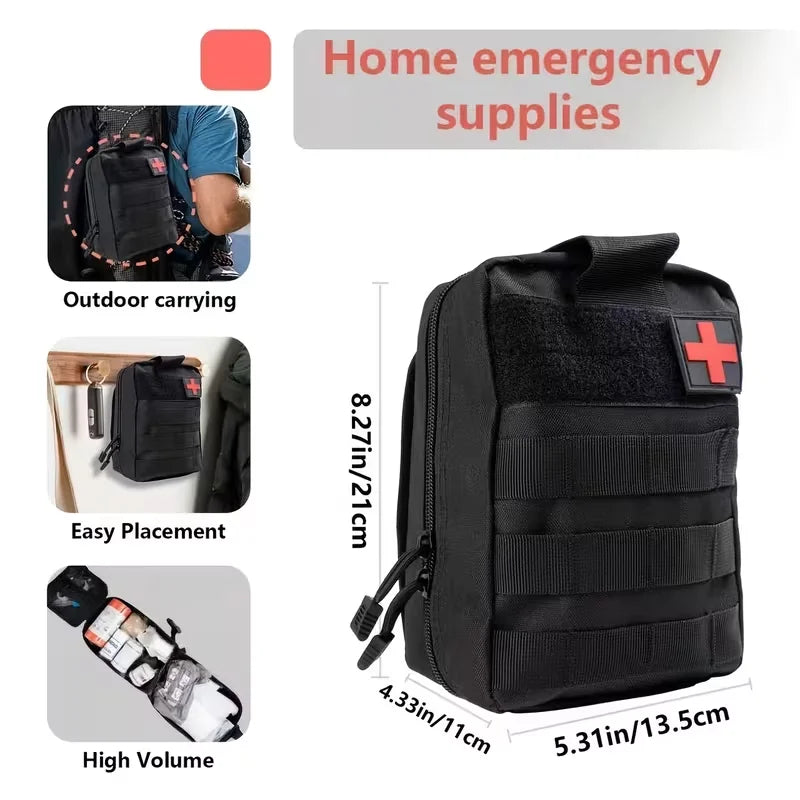Multi-Functional Tool Backpack Survival Kit With MOLLE Pouches