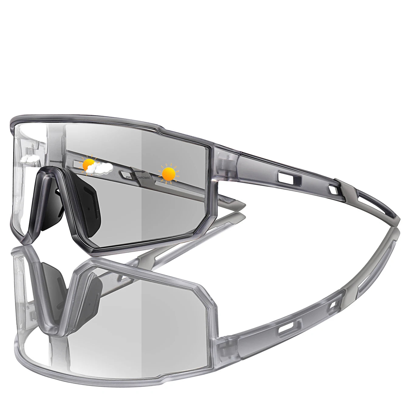 Photochromic Cycling Sunglasses Unisex For MTB Running And Fishing
