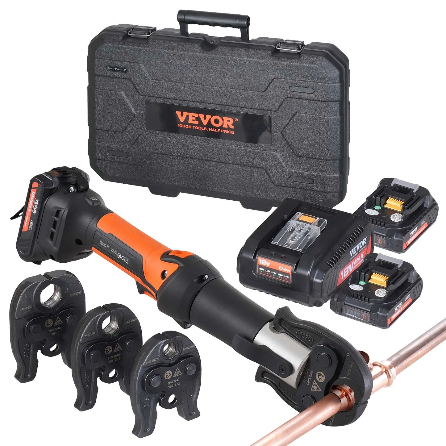 SucceBuy 18V Electric Pipe Crimping Tool For Copper Pipes