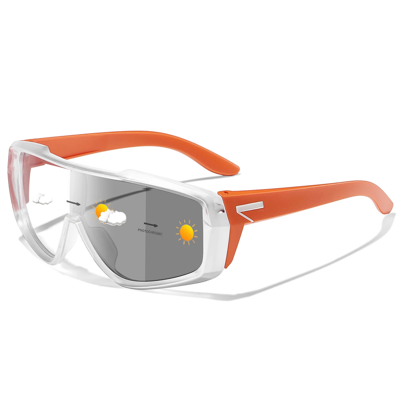 Photochromic Cycling Sunglasses Unisex For MTB Running And Fishing