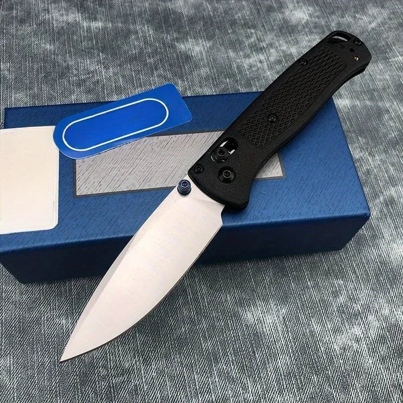 DIY Supplies EDC Folding Knife Manual Open Satin Nylon Handle