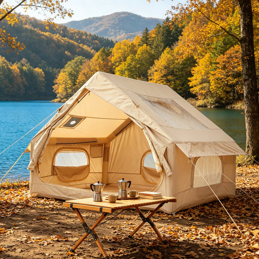 Spacious Waterproof Inflatable Camping Tent Easy Setup Outdoor Use