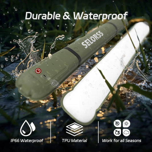Rechargeable Portable Camping Light Waterproof 2000 mAh Spotlight