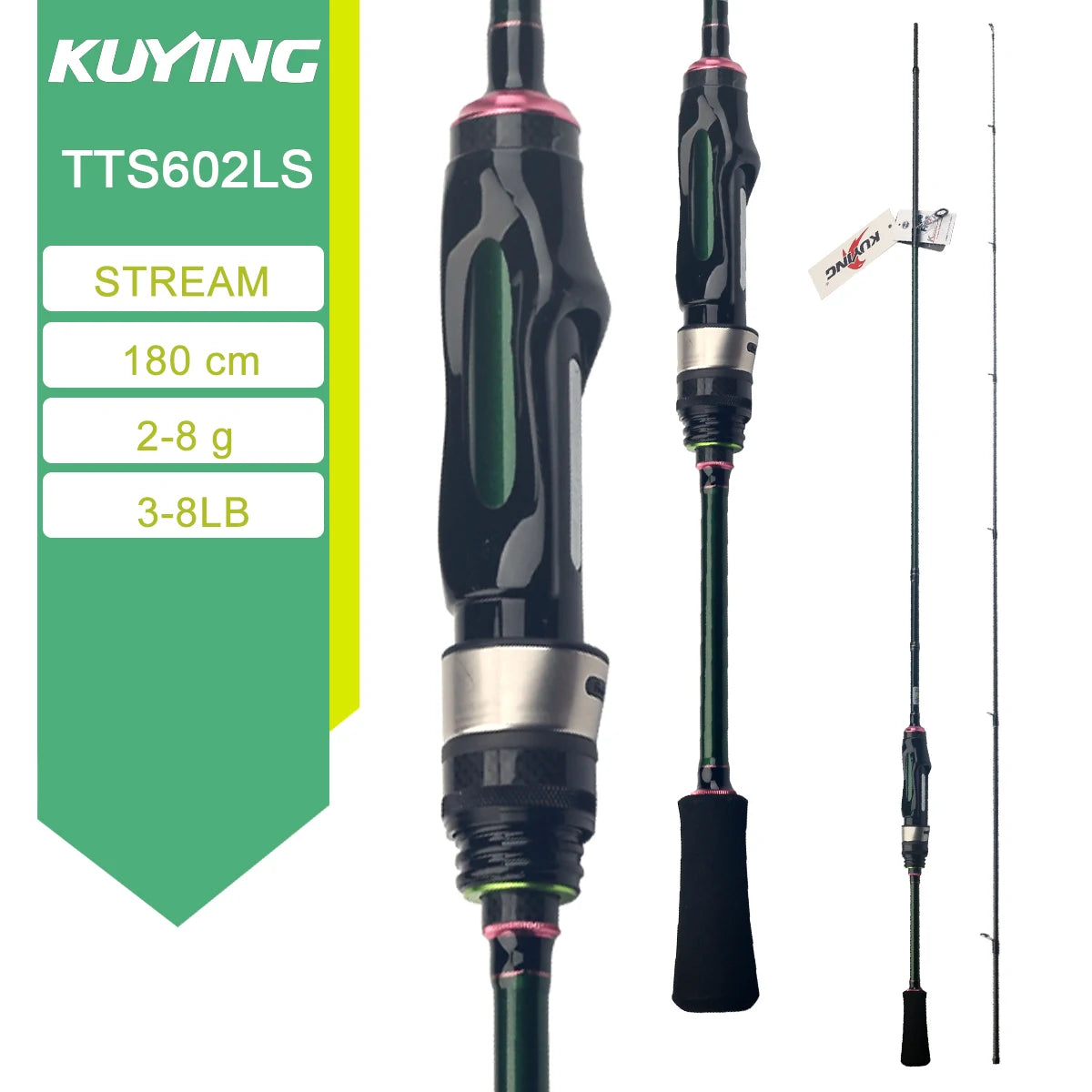 KUYING TETON Spinning Casting Rod For Fishing Lure BFS Pole