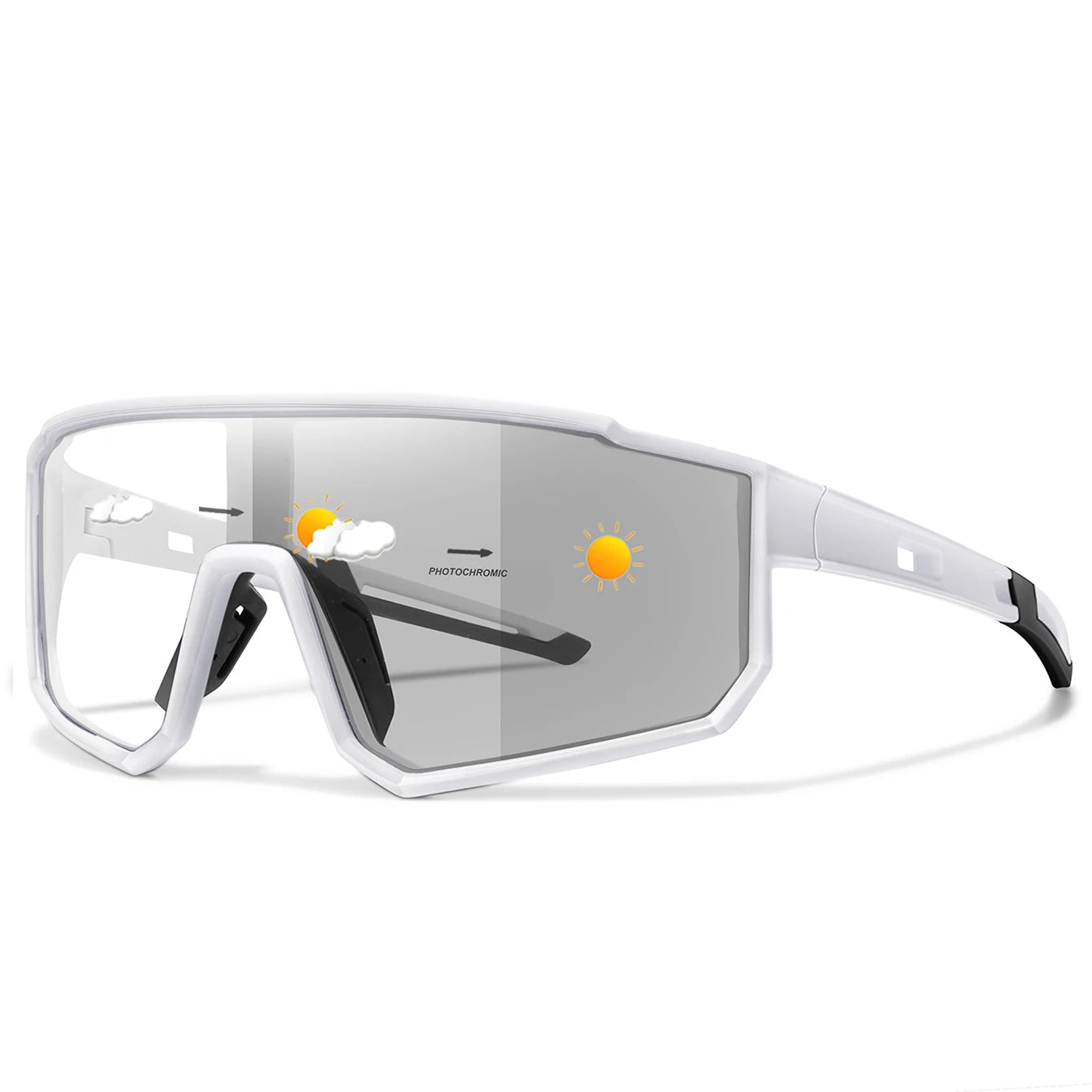 Photochromic Cycling Sunglasses Unisex For MTB Running And Fishing