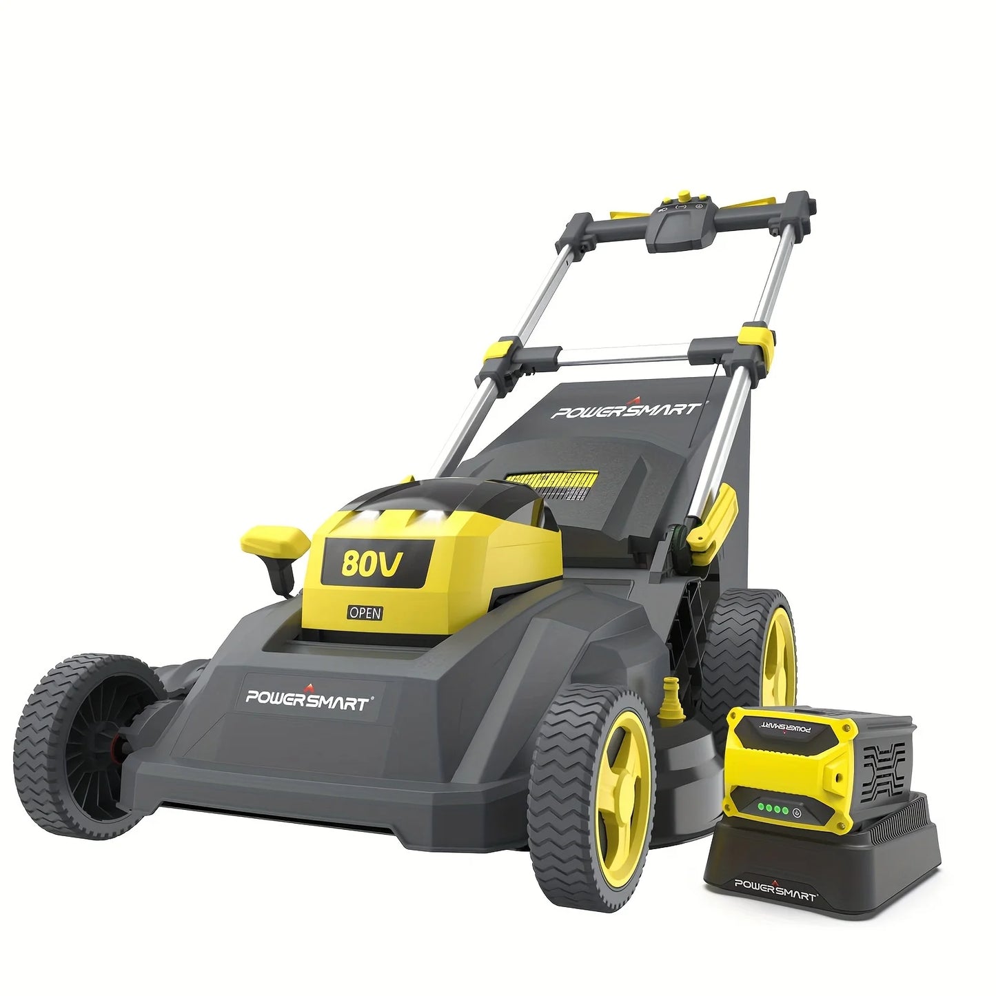 PowerSmart 80V Self-Propelled Dual-Force Cordless Mower With 6.0Ah Battery