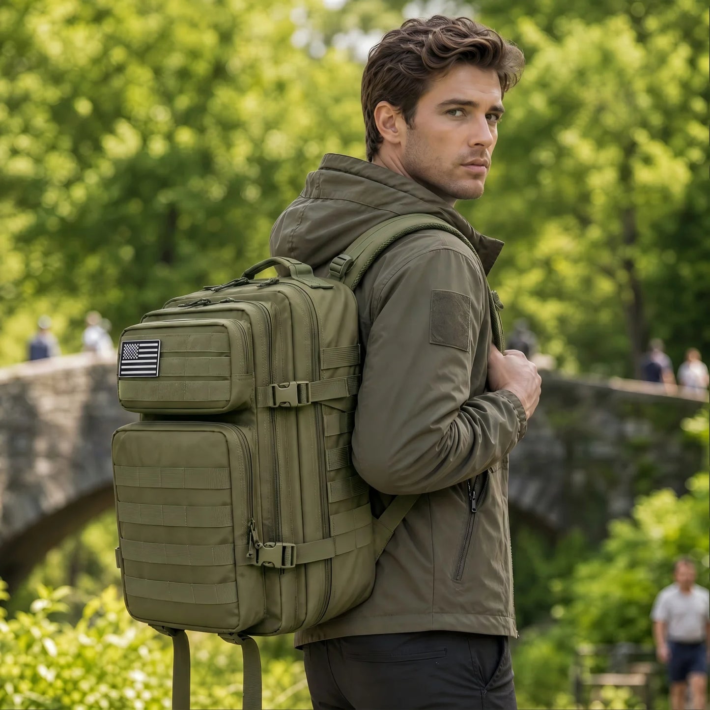ReFire Gear Tactical Backpack Molle Large Capacity Travel Daypack
