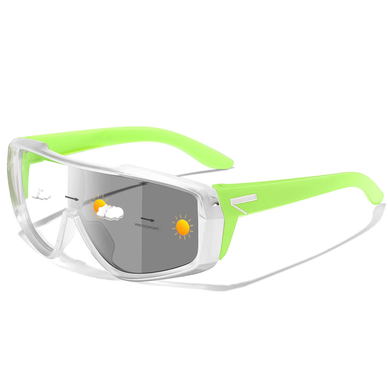 Photochromic Cycling Sunglasses Unisex For MTB Running And Fishing
