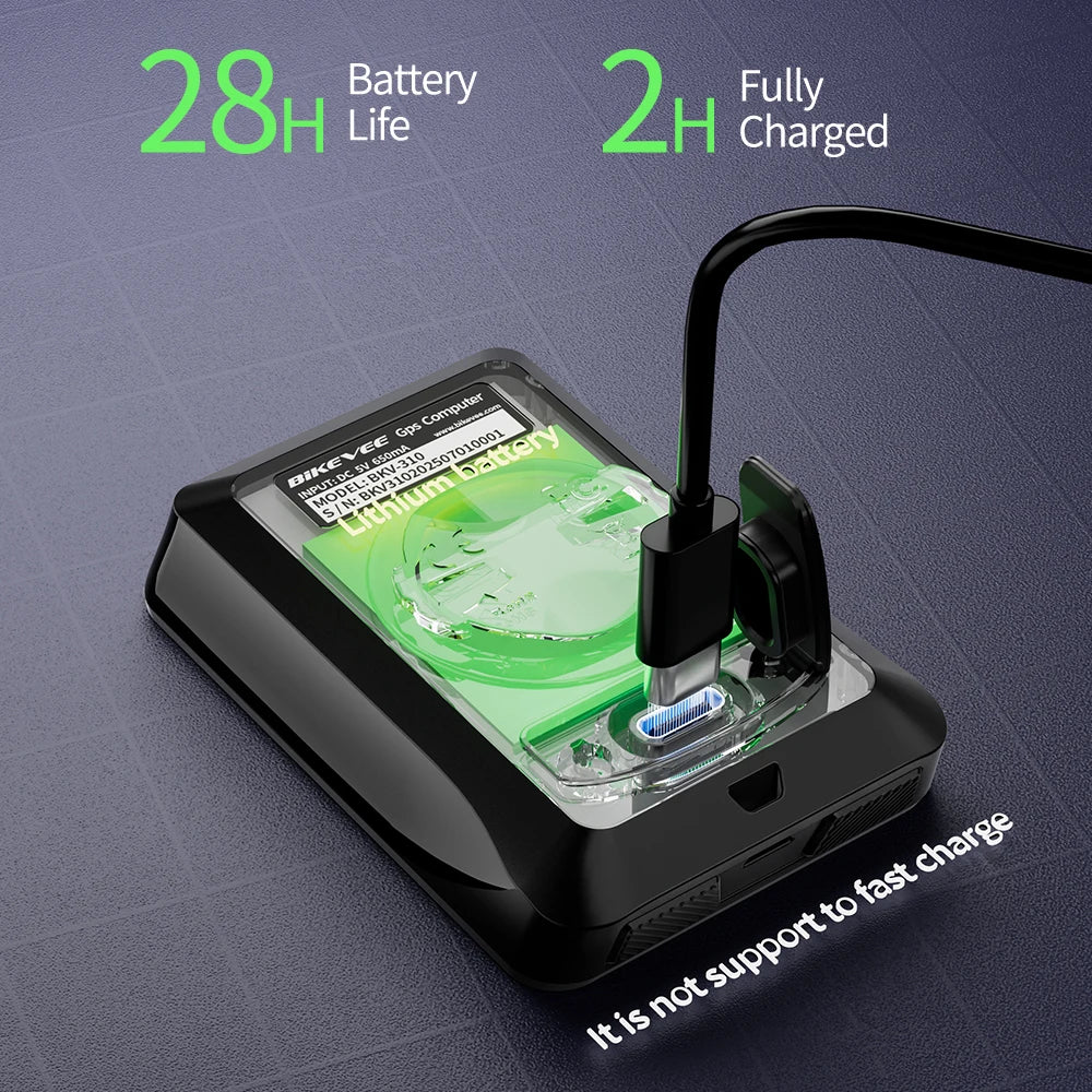 Bikevee Multi Language Wireless Bike GPS Cycling Computer With Backlight